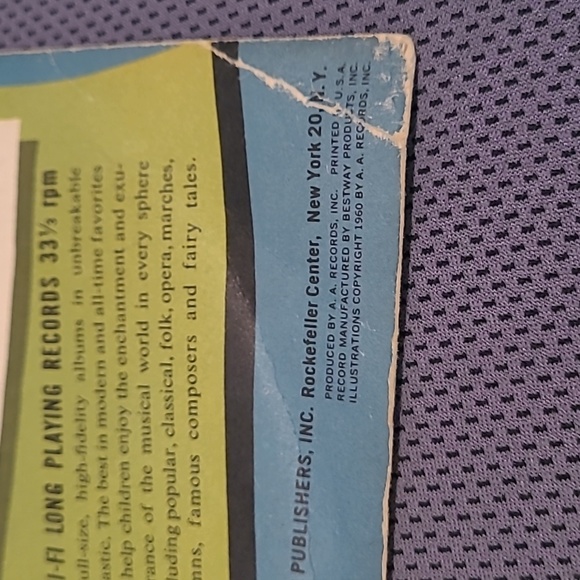 1960 Walt Disney's Swiss Family Robinson 45 RPM Vinyl Record - Picture 5 of 5